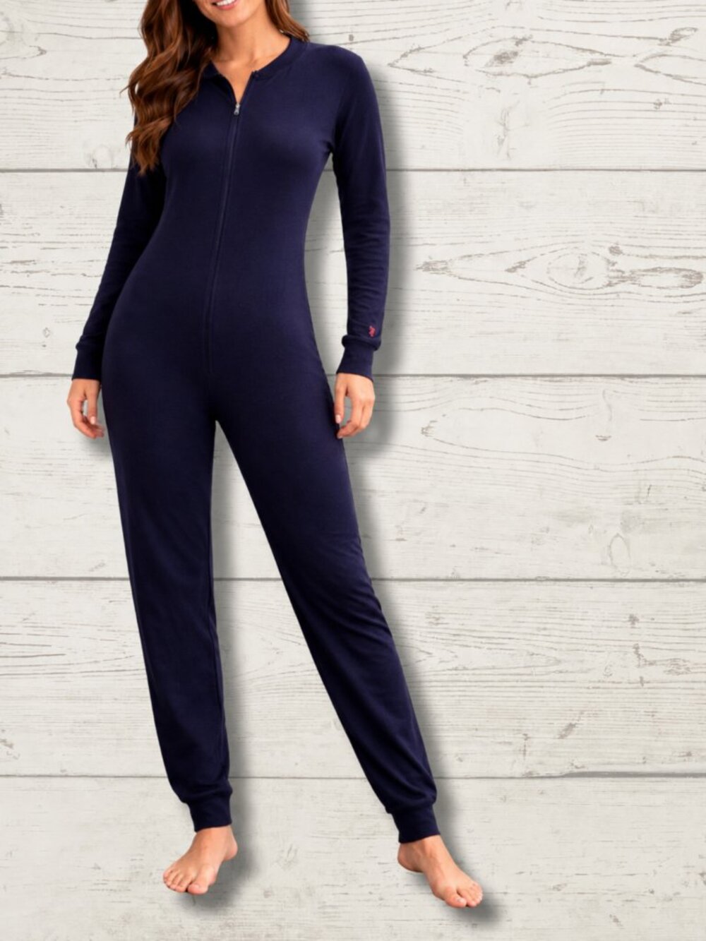 TPZ Hockey Onesie – XS – Navy Zip-Up Lounge Jumpsuit